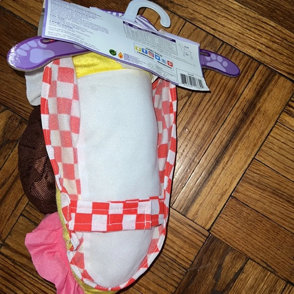 NWT ice cream sundae small dog costume
